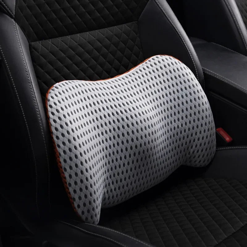 Car Driver Pillow Memory Foam Lumbar Cushion Seat Supports Car Waist Support Cushion Lumbar Support Pillow Interior Accessories