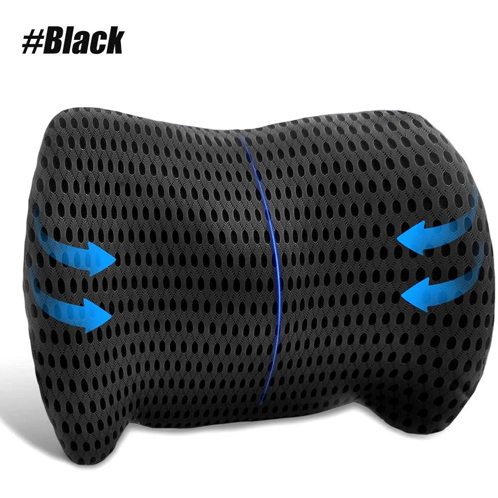 1Pcs Lumbar Support Pillow - Memory Foam Lumbar Support Pillow for Lower Back Pain Relief for Car Seats, Office Chairs, Sofas