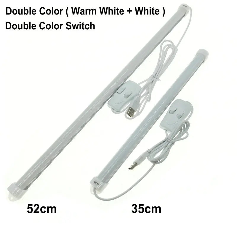 5V LED Book Lamp Student School Dormitory Reading Light USB Switch Adjustable LED Strip for Office Work Children Study Desk Lamp