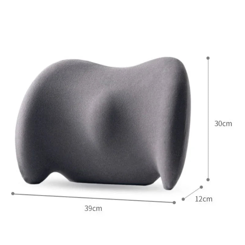 Car Driver Pillow Memory Foam Lumbar Cushion Seat Supports Car Waist Support Cushion Lumbar Support Pillow Interior Accessories