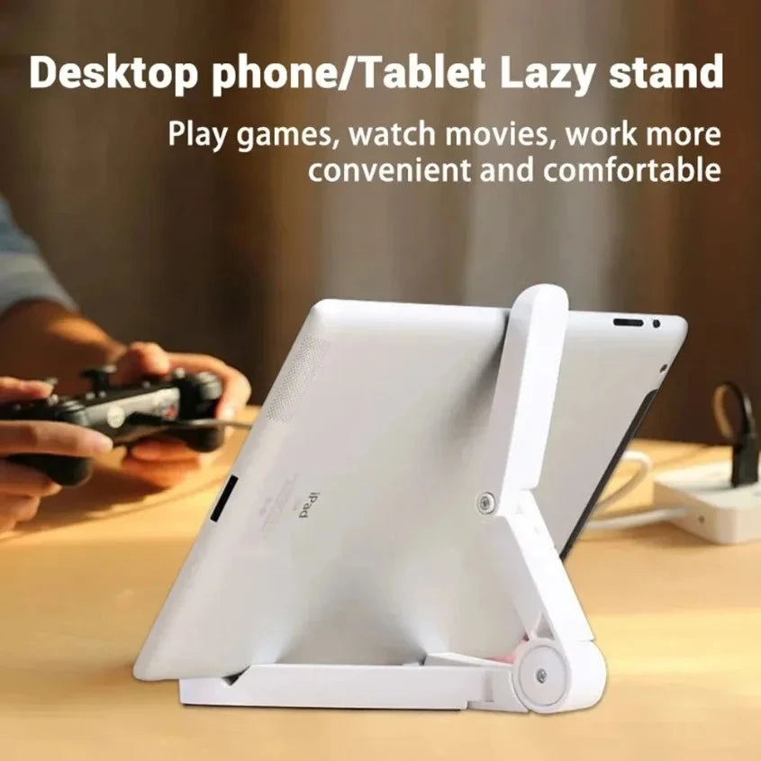 Folding Portable Tablet Phone Triangular Phone Stand Easy to Carry Mobile Phone Fixed Tablet Stand for Ipad Stand