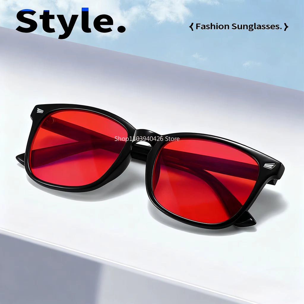 Blue Light Glasses Men Sleep Glasses for Blue Light Blocking Red Lens for Computer Gaming Reduce Eyestrain Bluelight Glasses