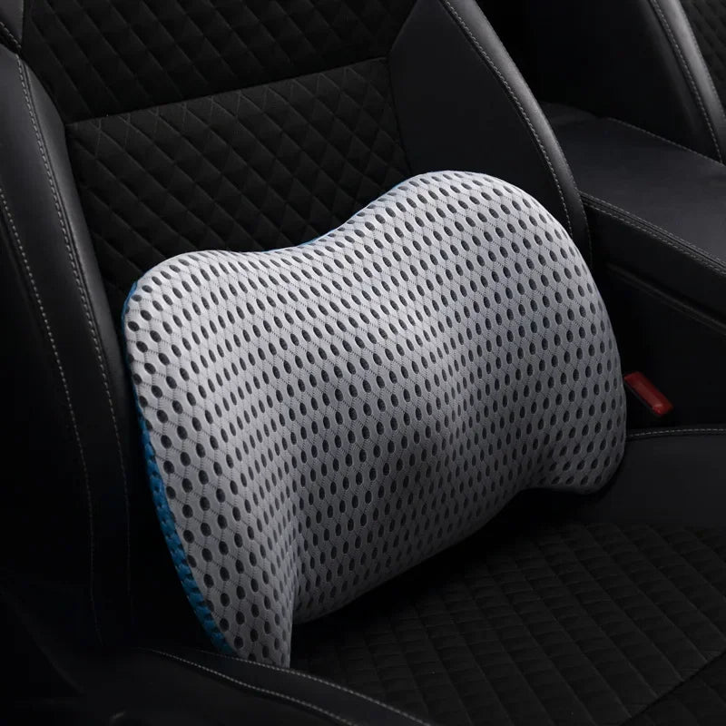 Car Driver Pillow Memory Foam Lumbar Cushion Seat Supports Car Waist Support Cushion Lumbar Support Pillow Interior Accessories
