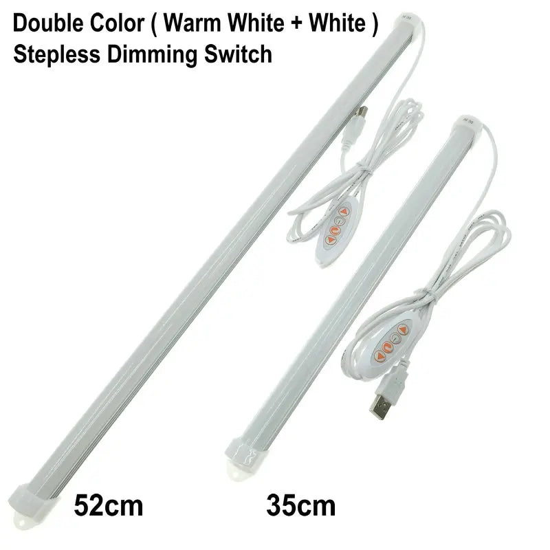 5V LED Book Lamp Student School Dormitory Reading Light USB Switch Adjustable LED Strip for Office Work Children Study Desk Lamp