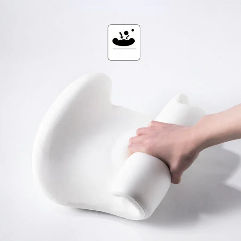 Car Driver Pillow Memory Foam Lumbar Cushion Seat Supports Car Waist Support Cushion Lumbar Support Pillow Interior Accessories