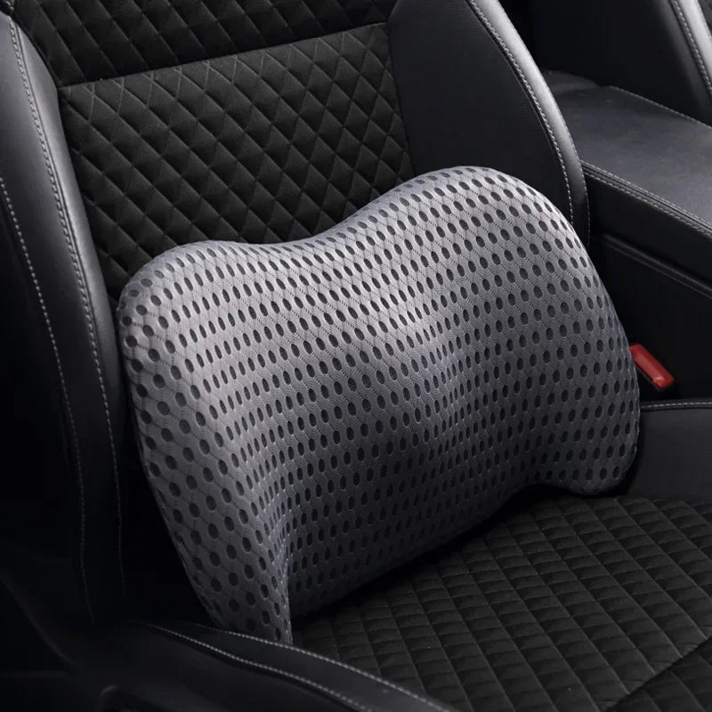 Car Driver Pillow Memory Foam Lumbar Cushion Seat Supports Car Waist Support Cushion Lumbar Support Pillow Interior Accessories