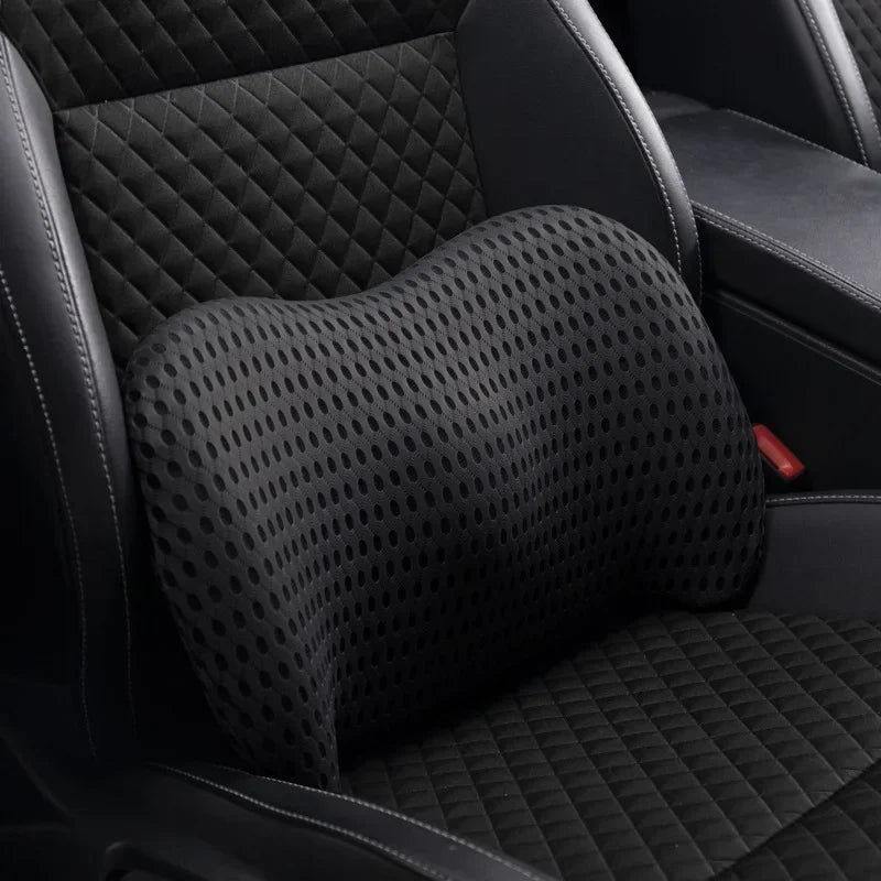 Car Driver Pillow Memory Foam Lumbar Cushion Seat Supports Car Waist Support Cushion Lumbar Support Pillow Interior Accessories