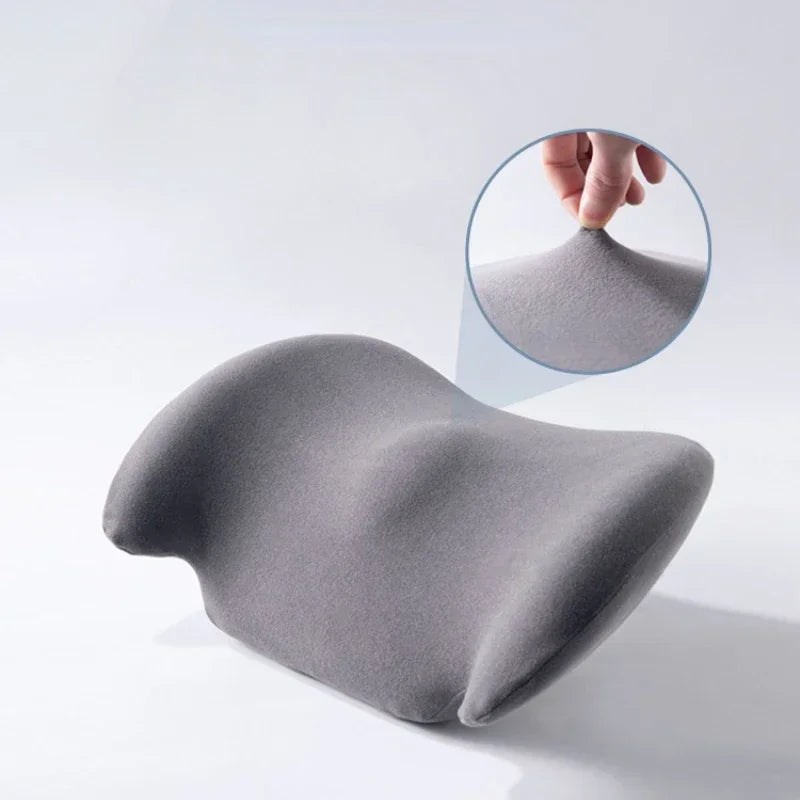 Car Driver Pillow Memory Foam Lumbar Cushion Seat Supports Car Waist Support Cushion Lumbar Support Pillow Interior Accessories
