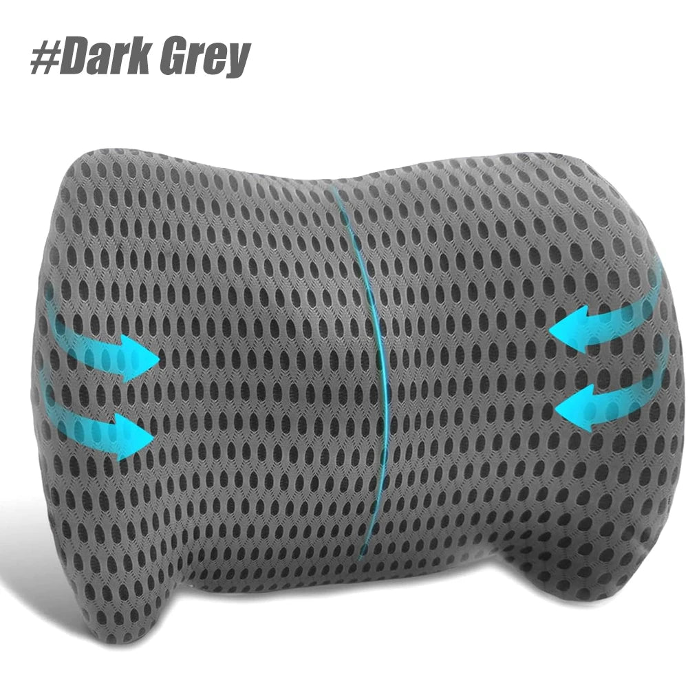 1Pcs Lumbar Support Pillow - Memory Foam Lumbar Support Pillow for Lower Back Pain Relief for Car Seats, Office Chairs, Sofas