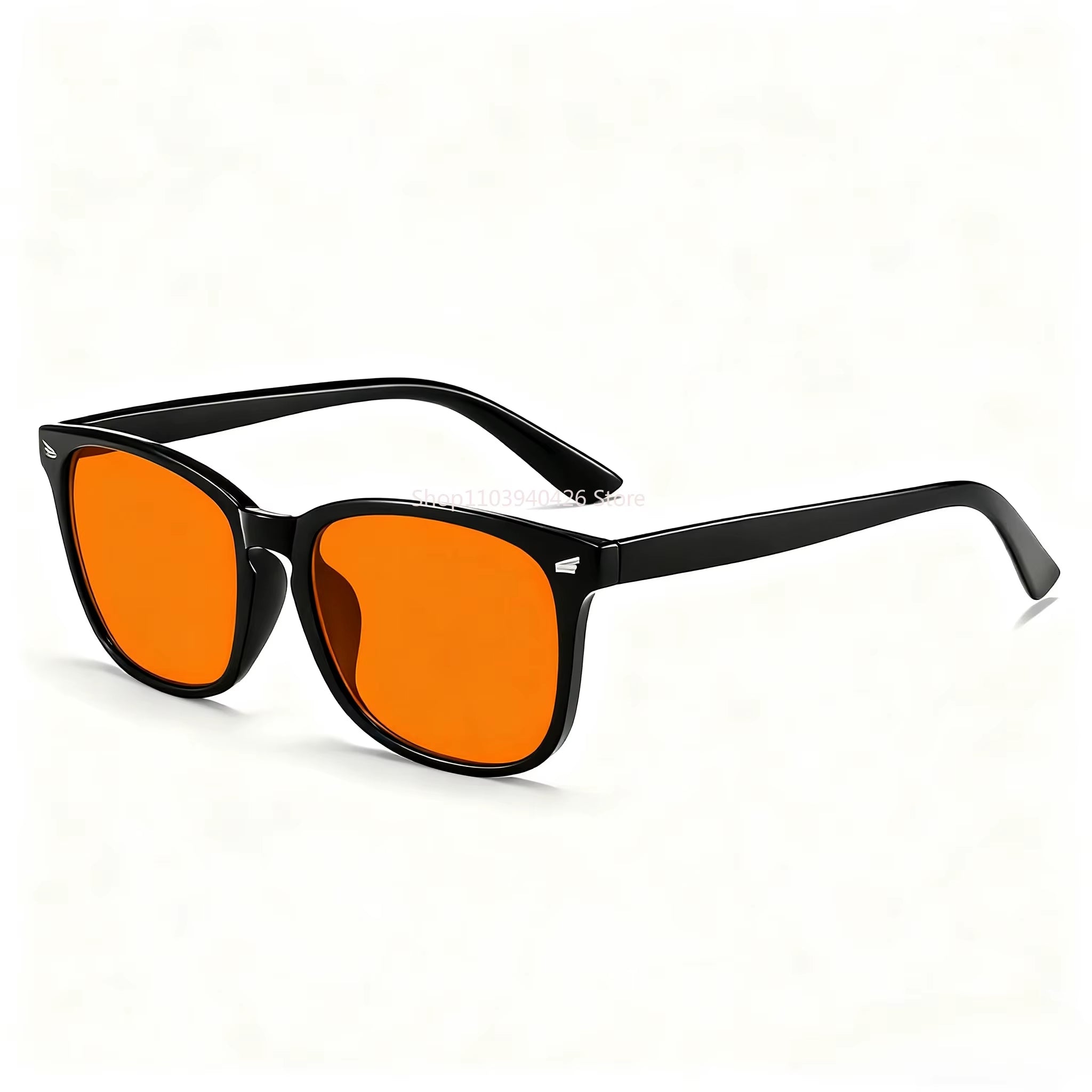 Blue Light Glasses Men Sleep Glasses for Blue Light Blocking Red Lens for Computer Gaming Reduce Eyestrain Bluelight Glasses