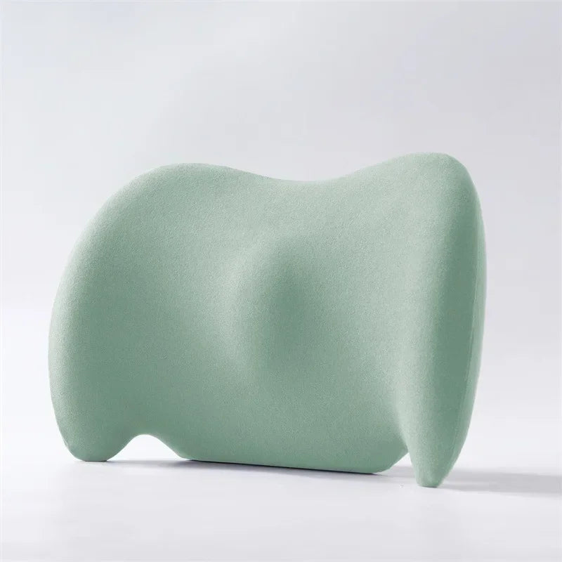 Car Driver Pillow Memory Foam Lumbar Cushion Seat Supports Car Waist Support Cushion Lumbar Support Pillow Interior Accessories