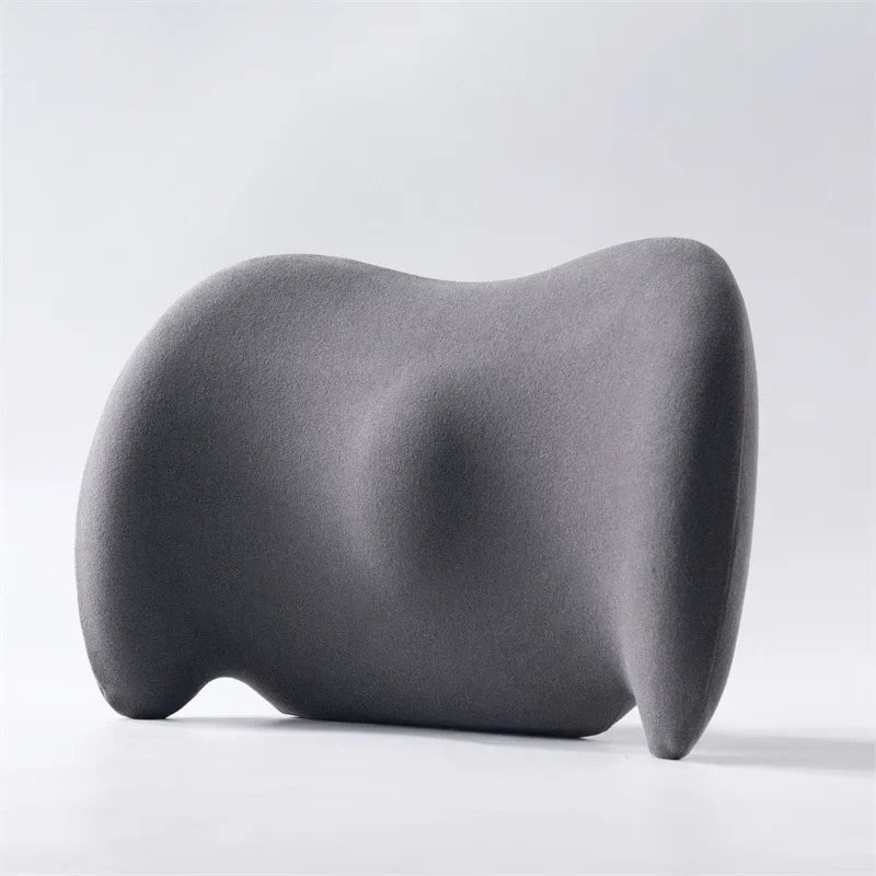 Car Driver Pillow Memory Foam Lumbar Cushion Seat Supports Car Waist Support Cushion Lumbar Support Pillow Interior Accessories