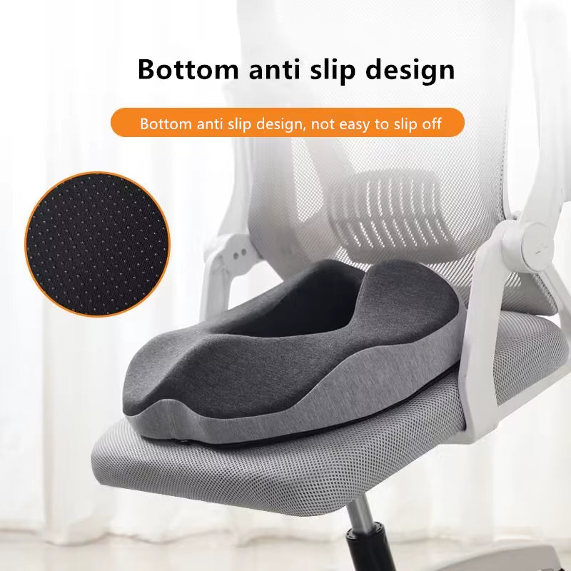 1Pcs Office Chair Seat Cushion Pillow for Back, Sciatica Coccyx Cushion, Chair Support Cushion Memory Foam Chair Cushion