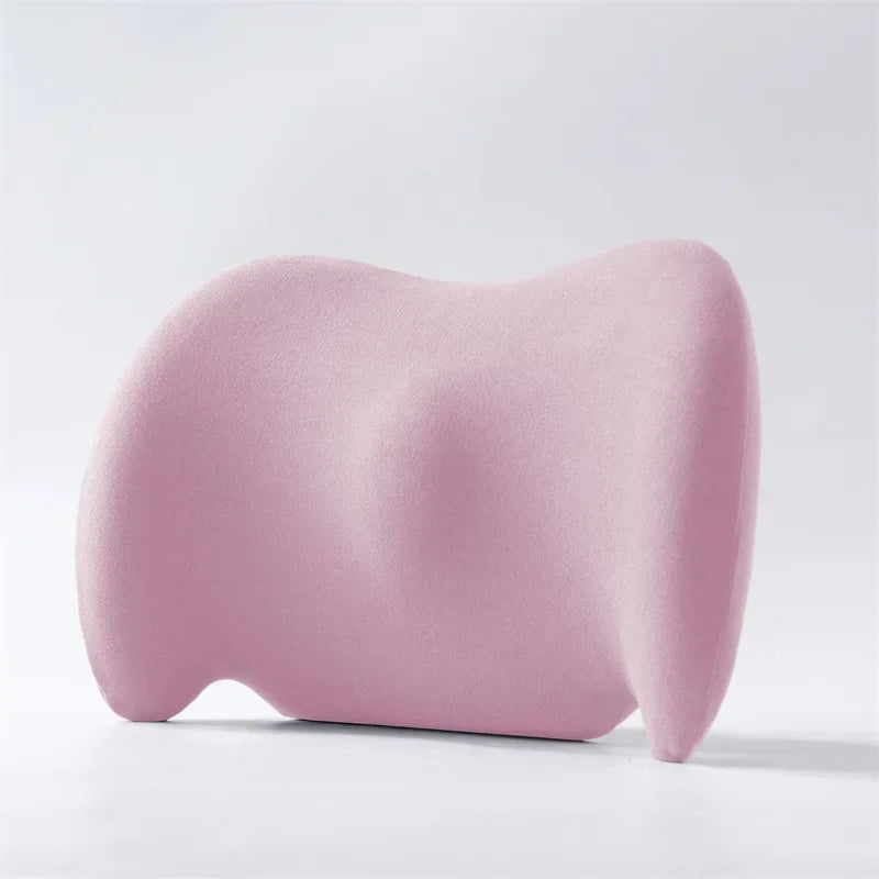Car Driver Pillow Memory Foam Lumbar Cushion Seat Supports Car Waist Support Cushion Lumbar Support Pillow Interior Accessories