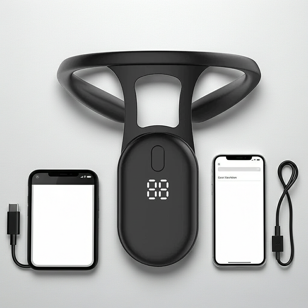 Corrector de Postura Inteligente con Vibración – Sensor de Postura para Espalda y Cuello en Adultos y Niños