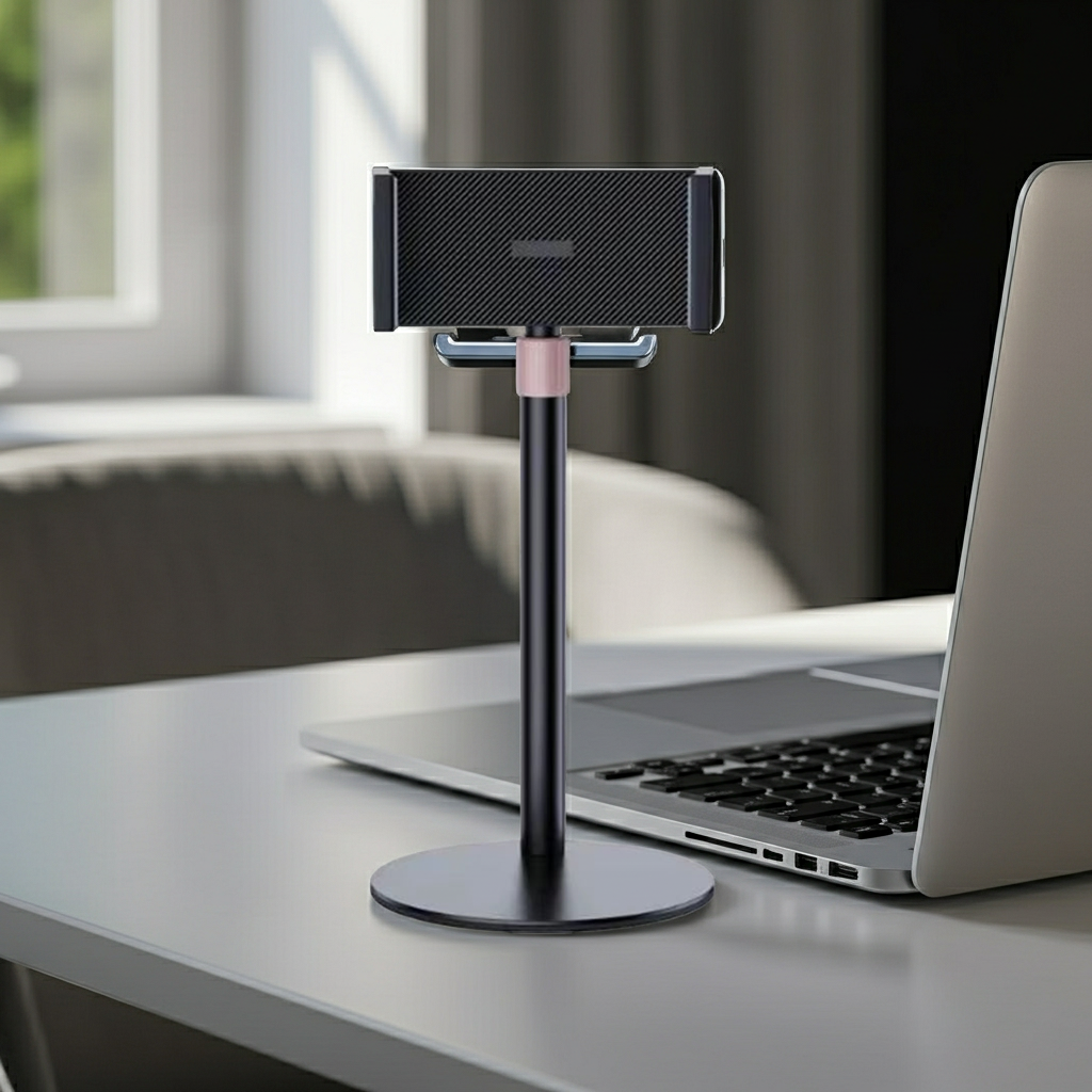Soporte Portátil para Monitor, Tablet y Teléfono – Altura Ajustable 4.7 a 17.3 Pulgadas